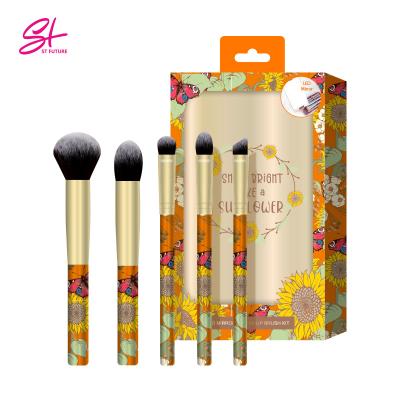 China Angular Blush Future Pineapple Chain OEM Available High Quality Professional Private Label Makeup Brush Set for sale