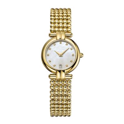 China Crystal Small Dial Watch quartz wristwatches ladies moon phase elegant bracelet women analog watch women for sale