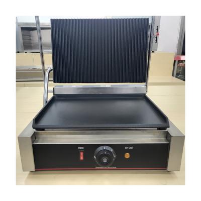 China Commercial Hot Touch Grill Tray Sandwich BBQ Steak Press Machine Tray Clamshell Easily Cleaned Whole Grill for sale