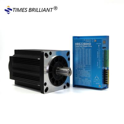 China CNC Manufacturing Equipment Beijing 3 Phase NEMA 52 28Nm 35Nm 50Nm Closed Loop Stepper Motor With Encoder CNC Motor Kit for sale