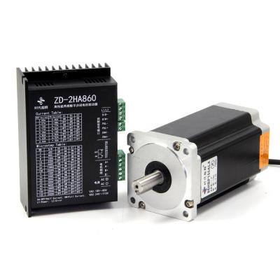 China Cutting Machine Stepper Motor 86mm 12N.M Stepper Motor Driver 86 Stepper Motor Driver Controller for sale