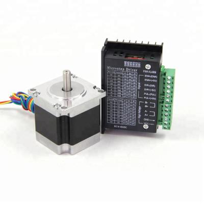 China Beijing Supply Stepper Motor NEMA 23 1.8 Degree 1.2Nm Stepper Motor With TB6600 57HBP56AL4+TB6600 for sale