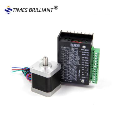 China 2 phase nema17 42mm 1.3A 0.5nm fully enclosed stepper motor with TB6600 driver 3d printer motor for sale