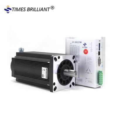 China High Torque NEMA 52 Stepper Motor 130mm 50Nm 6.8A IN RUNNING 130HCY285AL3S+3HE2270M CNC Motor Kit 130HCY285AL3S for sale