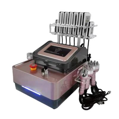 China 2022 Multifunctional 6 in 1 40k cavitation fat loss weight facial rf laser machine for beauty salon for sale