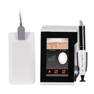 China Wrinkle Remover RF Face Lifting Machine Skin Tightening Microcurrent Facial Beauty Wrinkle Remover Anti Aging Device For Eyebag Removal for sale