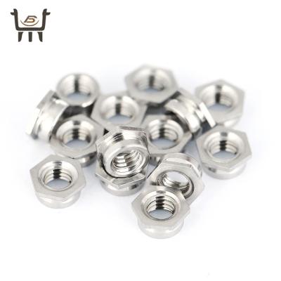 China Factory Wholesale Durable Steel Hex Nut Head Flush Rivet Hardware Fastener Fastener Flat Nut For Sheet Metal for sale