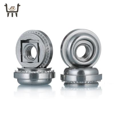 China Low Price Anti Rust Press Riveting Rivet Nut Press Riveting Locking Standard 304 Stainless Steel Fastening Self Locking Floating Nuts for sale