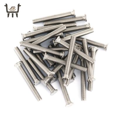 China Best Selling Flat Fastener Flat Head Self-Hitching Self-Hitching Nut #6-32 fhs fhs fhs fhs self-locking studs fhs self-locking nut for sale