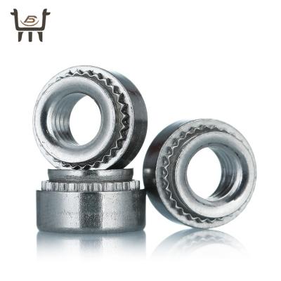 China Stainless Steel Rivet Nuts M4 Self-Hooking Fastener S CLS SP CLA SMPS SP CLA SMPS High Pull Torque and Performance Drive In Self-Locking Nut Manufacturer for sale