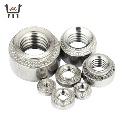 China Zinc Self Latching Nut CLA SMPS Floating Type PS S CLS High Tensile Torque and Performance Pressing Rivet Nut Stainless Steel S CLS PS SMPS CLA for sale