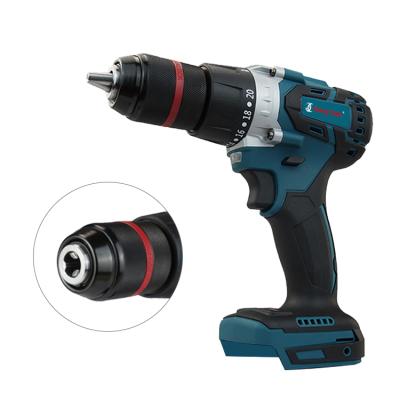 China Household GUANG CHEN High Torque Variable Speed ​​Power Tools Lithium Battery Cordless Power Drill Machine for sale