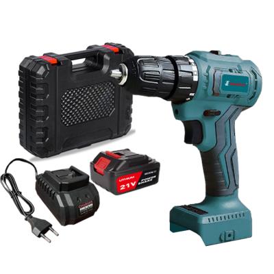 China Household GUANG CHEN Power Tool Multifunctional Cordless Drill Combo Sets Cordless Drill With Two Battery Pack for sale