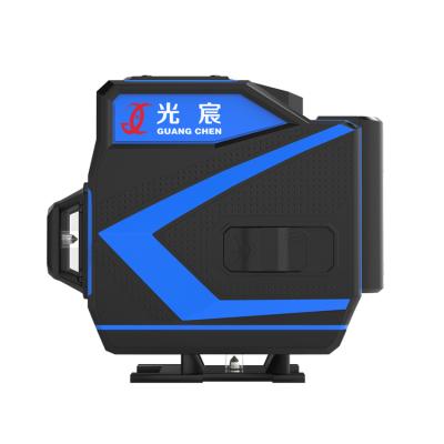 China Guang Chen 3D Green Laser Self-Leveling Tool Horizontal Lines Levels 24*22*16 Vertical 12 360 Degree Laser Level 3D Lazer for sale