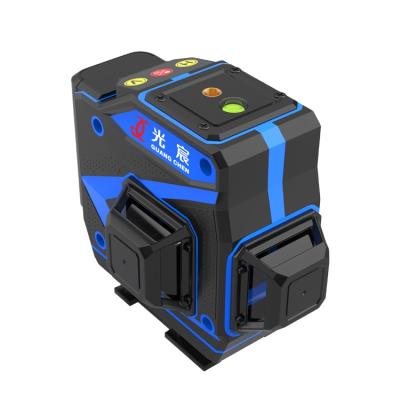 China Guang Chen Automatic Self Leveling Green Beam Laser 360 3D Nivel Multi Rotating Cross Line 24*22*16 for sale