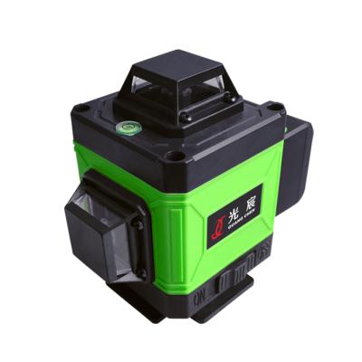 China Guang Chen Green Beam Self Leveling Laser 16 Line Lines High Accuracy 4D Rotary Earth Laser Electronic Level 26*23.5*18 for sale