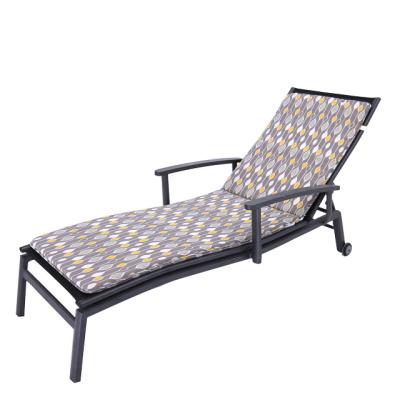 China Convertible Lounge Cushion Waterproof Sun Lounge Cushion Outdoor Double Cushion for sale