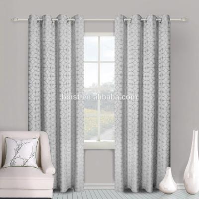 China Newest Modern Home Textiles 100% Polyester High Quality Window Curtains 2 Set European Printed Curtains For Living Room for sale