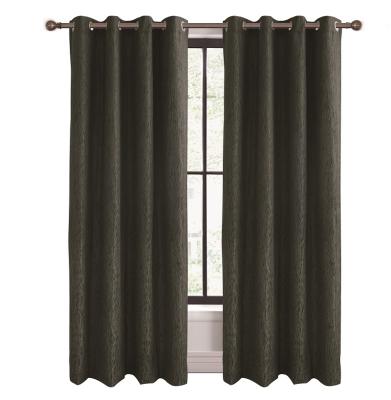 China Wholesale Custom Polyester Blackout Curtain Emboss Curtain Fabric Blackout Window Curtains Cortina For The Living Room Curtains for sale