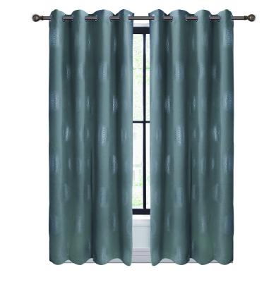 China Blackout Blackout Keep Warm Nice Fabric Geometric Flower Printed Curtain For Living Room Hotel Drapes for sale