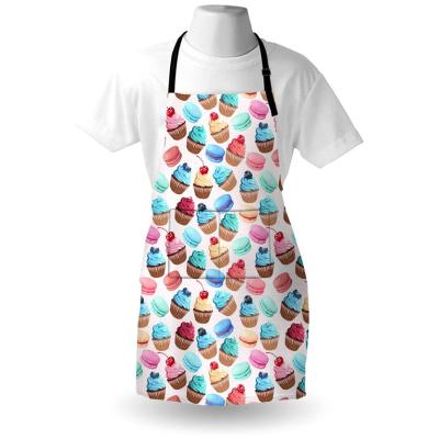 China New Type Feel Printing Pattern Attractive Price Comfortable Waterproof Paint Color Organic Canvas Apron for sale