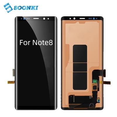 China Replace Faulty Screen Cell Phone LCD Displays For Samsung pantallas Para celulares For Galaxy Note 8 LCD Display Screen Replacement for sale