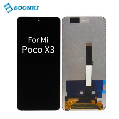 China Replace faulty screen accessories mobile phone lcd for xiaomi poco x3 display screen panel oled lcd for sale