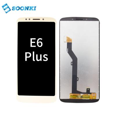 China LCD split screen replace E6 plus pantallas de celulares mobile phone lcds for motorola E6 plus lcd screen for sale