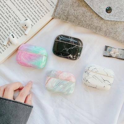 China High Protective Waterproof Marble Hard PC Cover Device For Airpods Pro for sale