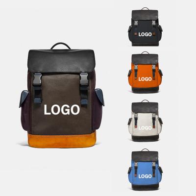 China 2021 Fashion Designer Custom Logo Pu Leather Purse Small School Bag Waterproof Luxury Unisex Backpack Set Other Tool Backpack for sale