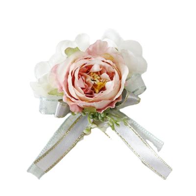 China Exclusively Handcrafted Preserved Natural Aritificial Flower Corsage Wrist Flower Corsage for sale