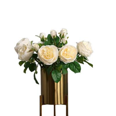 China Exclusively Handcrafted Flower Binds Rose Artificial Wedding Flowers Artificial Rose Flowers Artificial for sale