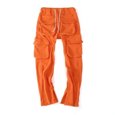 China Anti-Wrinkle Winter Streetwear Mens Cargo Pants Pockets Jogging Sweatpants Casual Mens Sports Sweatpants Trousers for sale