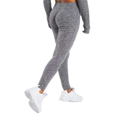 China 2021 Antibacterial New Design Yoga Pants Gray Skinny Womens Winter Lined Leggings for sale