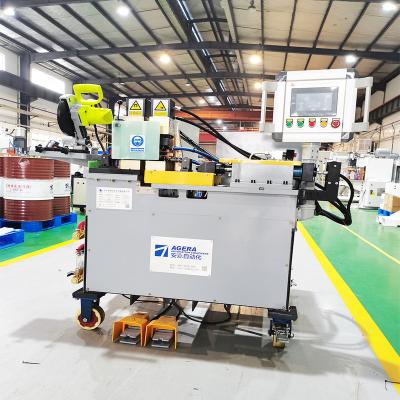 China Auto Fabricating Manual Type Spring Ring Making Butt Metal Welding Machine Automatic For Solid Carbon Steel Bar for sale