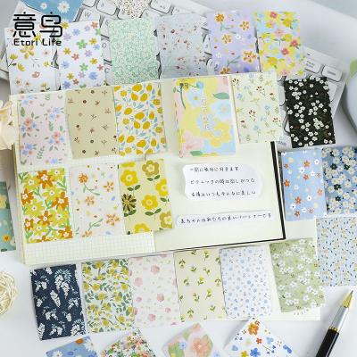 China Waterproof+Eco-friendly 30pcs Per Pack Flowers Mini Boxed Stickers Scrapbook Decor Sticker Phone Case Decor DIY Blooming Notebook for sale