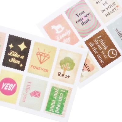 China Scrapbooking Sticker 2 Sheet DIY Stickers Decorative Paper Sticker Label Student / Count Random Diary Hand Pack Design for sale