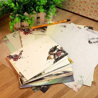 China Greeting From Season Exquisite Design Vintage Chinese Style Factories Brown Luxury Envelope 10pcs/pack for sale