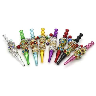 China Custom Logo Eco-friendly Metal Clip Aluminum Alloy Waterproof Cigarette Holder Cigarette Holder Smoking Accessories for sale