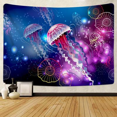 China Serviceable Factory Wholesale DIY Polyester Printing Bedroom Anime Custom Made One-stop Tapestry Service Factory Wholesale DIY Logo Tapestry For Wall Decor for sale