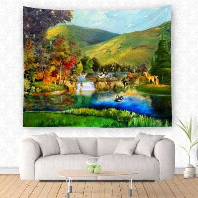 China Viable Any Size Printing Indoor Cheap High Quality Custom Tapestry For Home Decoration for sale