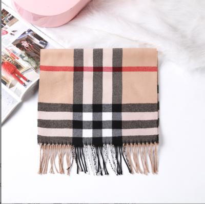 China New autumn and winter couples bib cashmere scarf plaid British fashion warm shawl British patterns dual-use bib for sale