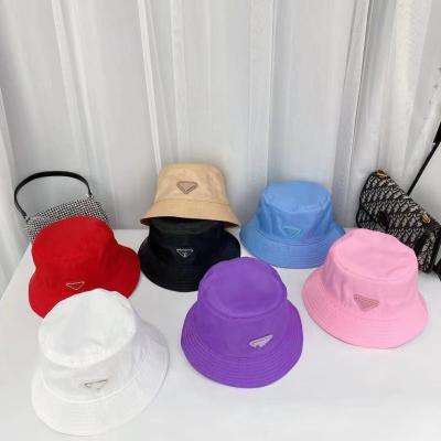 China 2021 new fashion hot sale fisherman hat sunscreen basin hat comfortable reversed the trend triangle hat waterproof nylon for sale