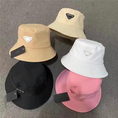 China 2021 new fashion hot sale fisherman hat sunscreen basin hat comfortable reversed the trend triangle hat waterproof nylon for sale