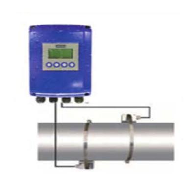 China Flange Gauge Liquid Flow Meter Fixed Ultrasonic Sewage Flow Meter for sale