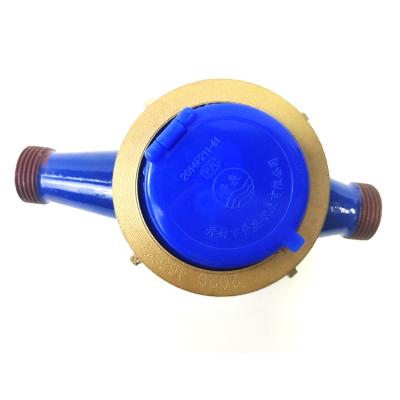 China Iron 20mm Digitize Cold Or Hot Water Meters Volumetric Cast Copper Meters for sale