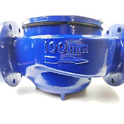 China High performance 150mm vertical woltman type water meter for 6 inch pipe mbus iron for sale