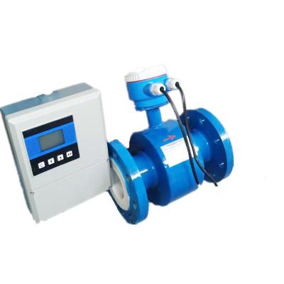 China Conventional measuring liquids DN65 split type carbon steel stainless steel electromagnetic flowmeter high precision water flow meter rs485 for sale