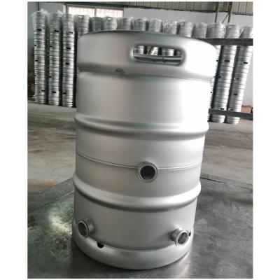 China Beer Pack Converted Stainless Beefy Keg 15.5 Gallon 58 Liter Recycling Mash System Stainless Steel Keggle Home Brew Kettle for sale