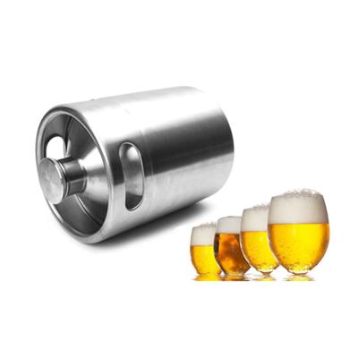 China Carry Best Insulated 5L Liter Stainless Steel Kit Beer Top Insulated Refillable Dispenser Easy Return Good Price Mini 5 Liter Kegs for sale